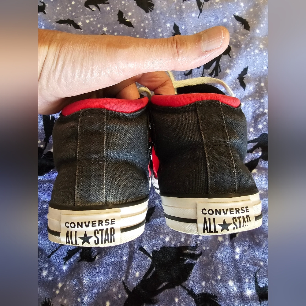 Converse Chuck Taylor All Star High Street Mens 12 Red / Black Athletic Sneaker - Picture 6 of 8